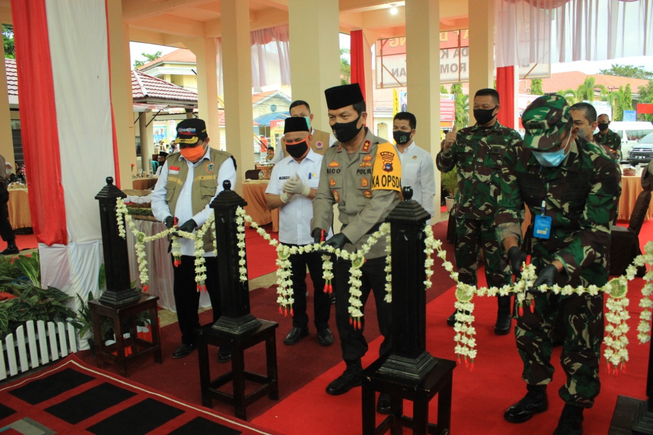 Kapolda Resmikan Mesjid Al Hidayah Polres HSU