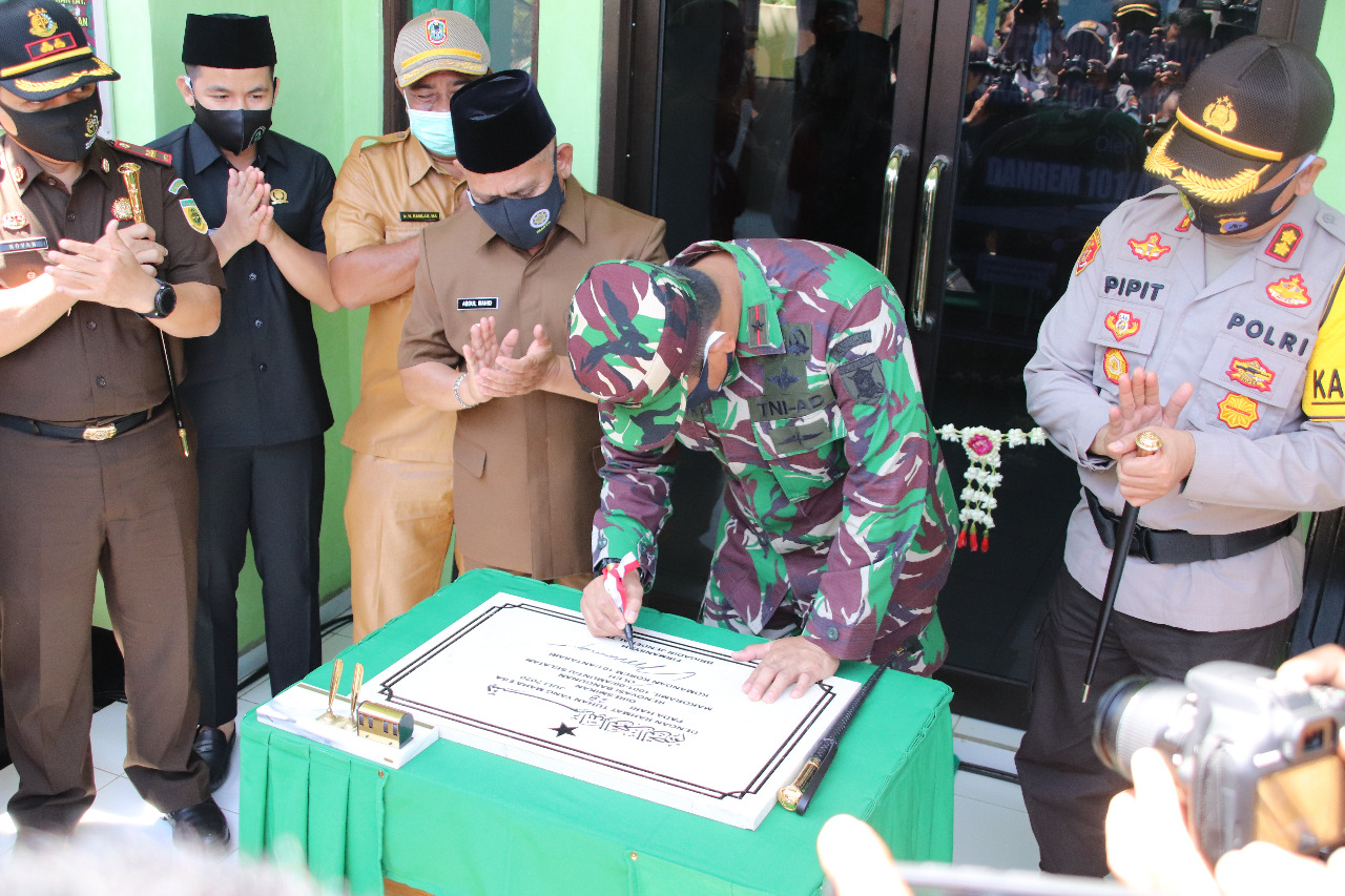 Danrem 101/Antasari Resmikan Korami yang Baru Direnovasi