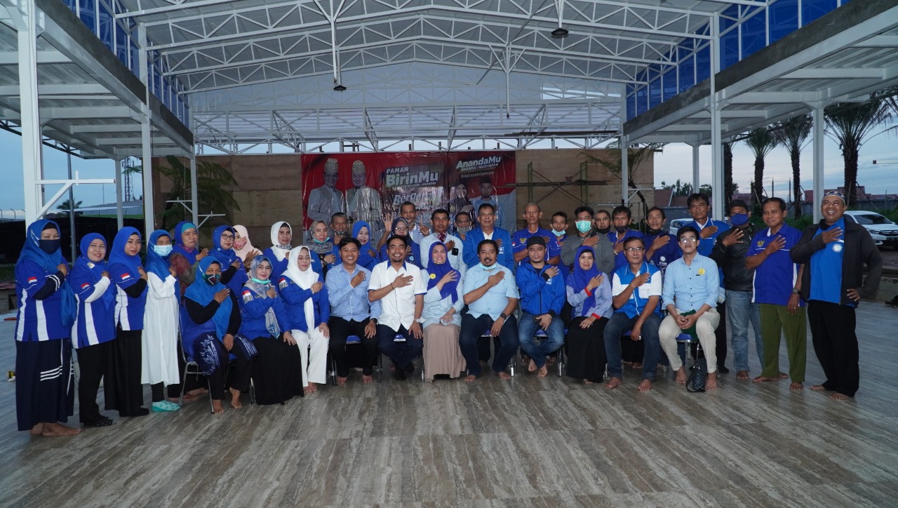 Silaturahmi Dengan Kader PAN, AnandaMu Janji Selesaikan Proyek Pembangunan Era H Muhidin