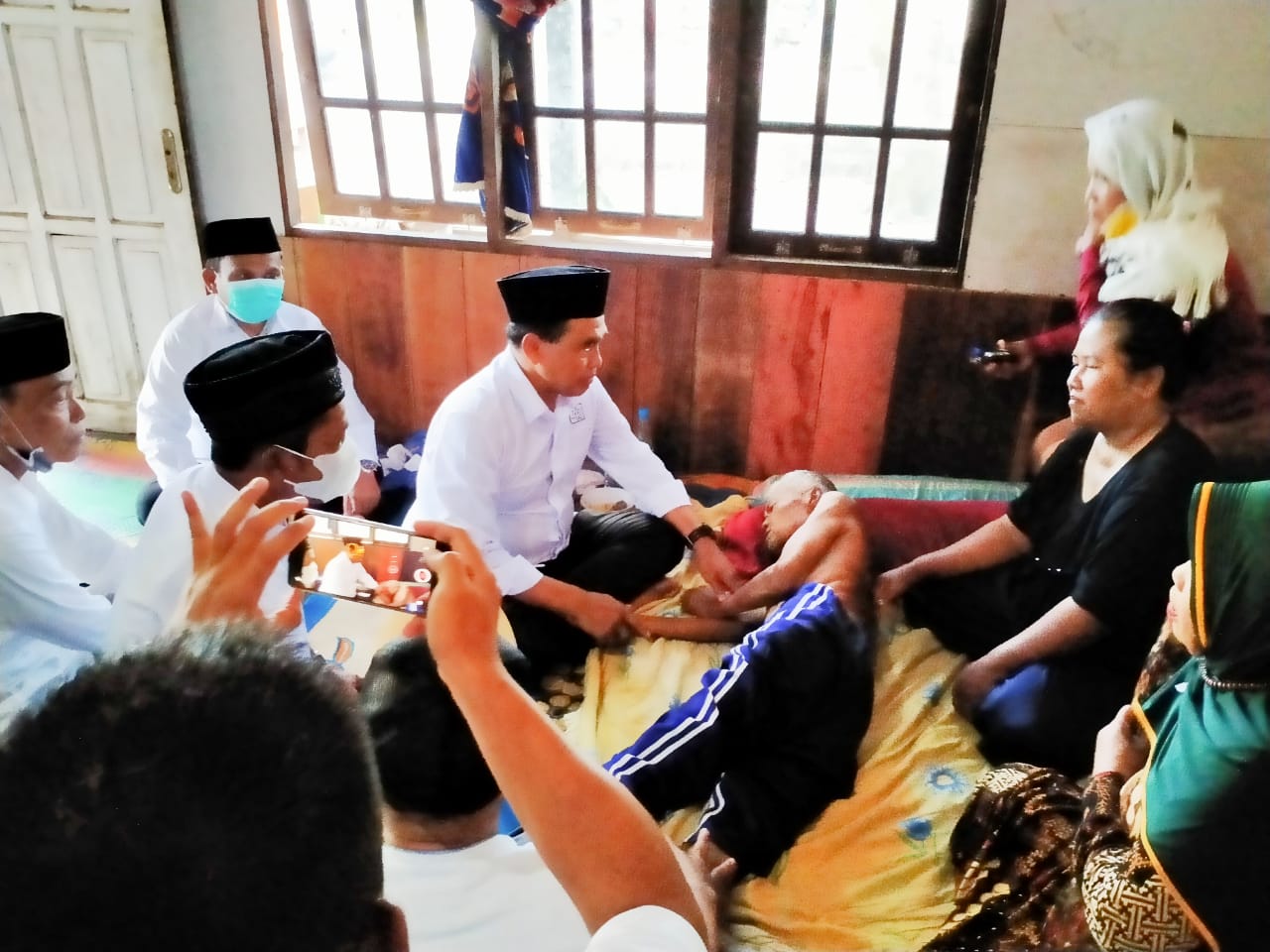 Darsana Terbaring Lemah, Keluarga Senang Zairullah Menjenguk