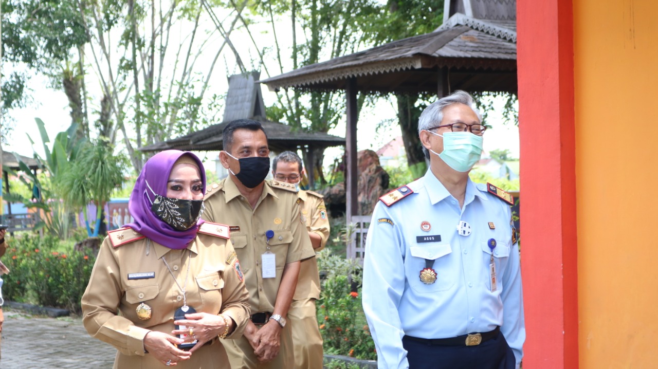 Kagumi Layanan Literasi Dispersip Kalsel, Kemenkum HAM Jalin Kerjasama