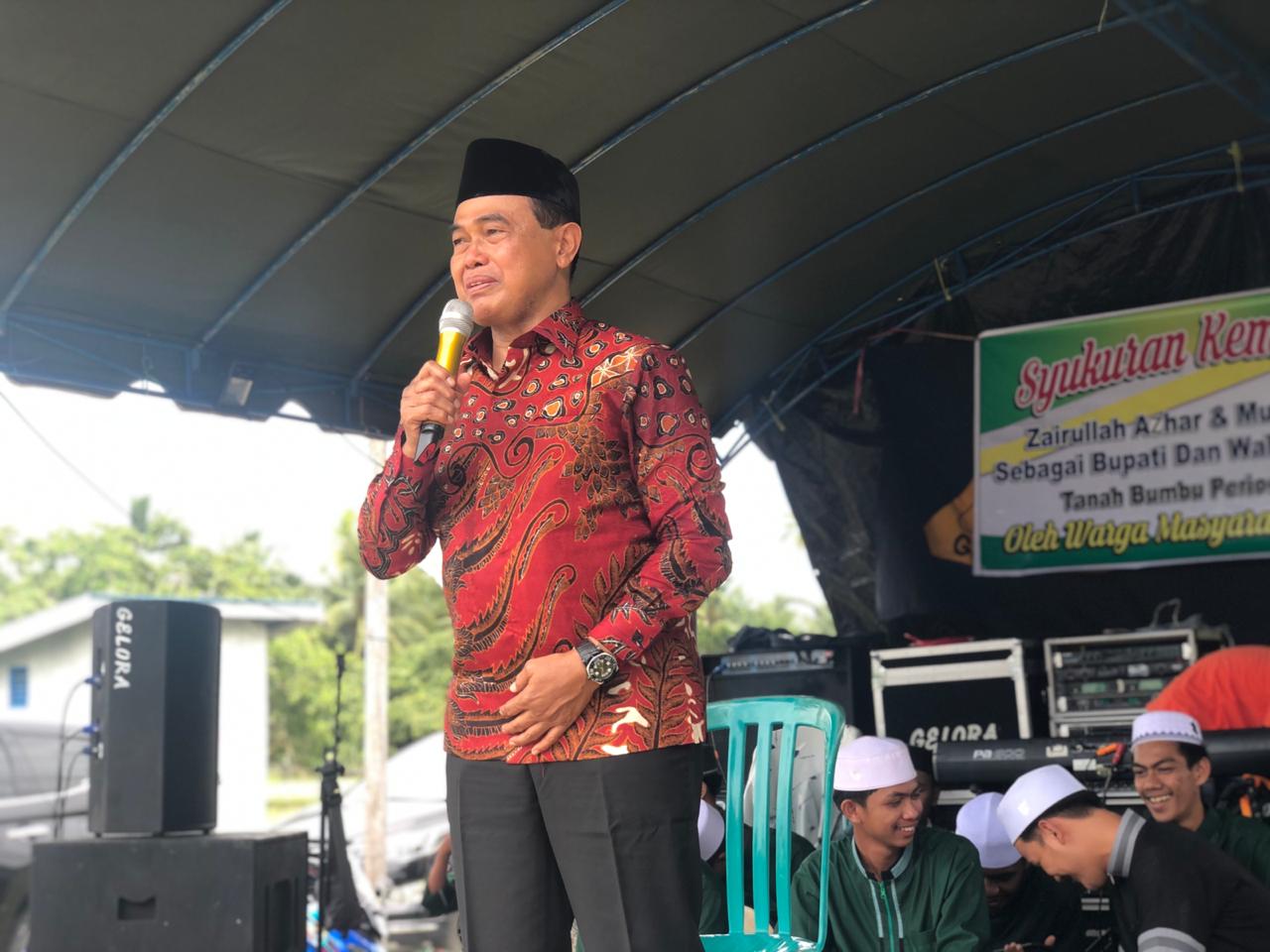 Menangi Pilkada Tanbu, Zairullah Hadiri Syukuran di Tanete