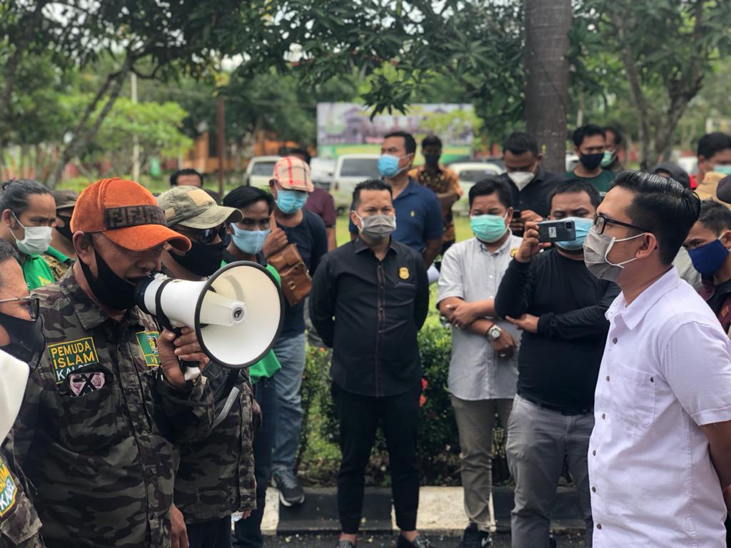 Sejumlah LSM Datangi Kantor Kejati, Minta Dugaan Penyalahgunaan Diusut