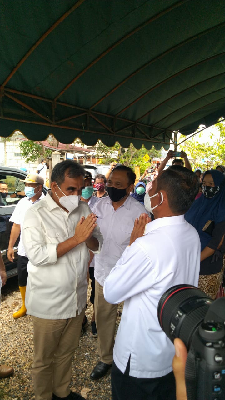 Anggota DPR RI Dari Gerindra,Janjikan Bantuan Pusat Untuk Korban Banjir Tala