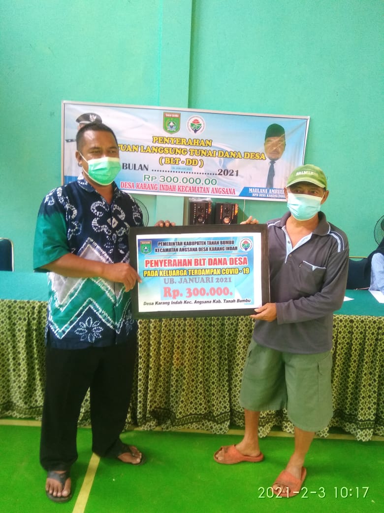 Nahrul : BLT-DD Tahun 2021 Mulai Disalurkan