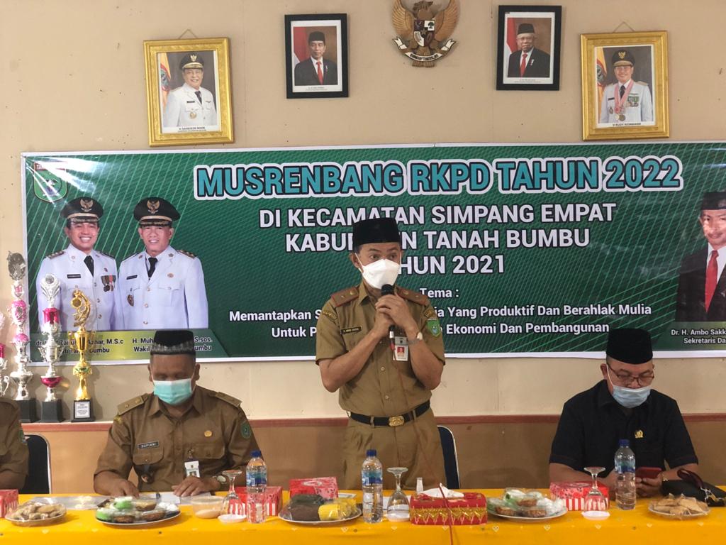 Ambo Sakka Buka Musrembang RKPD 2022