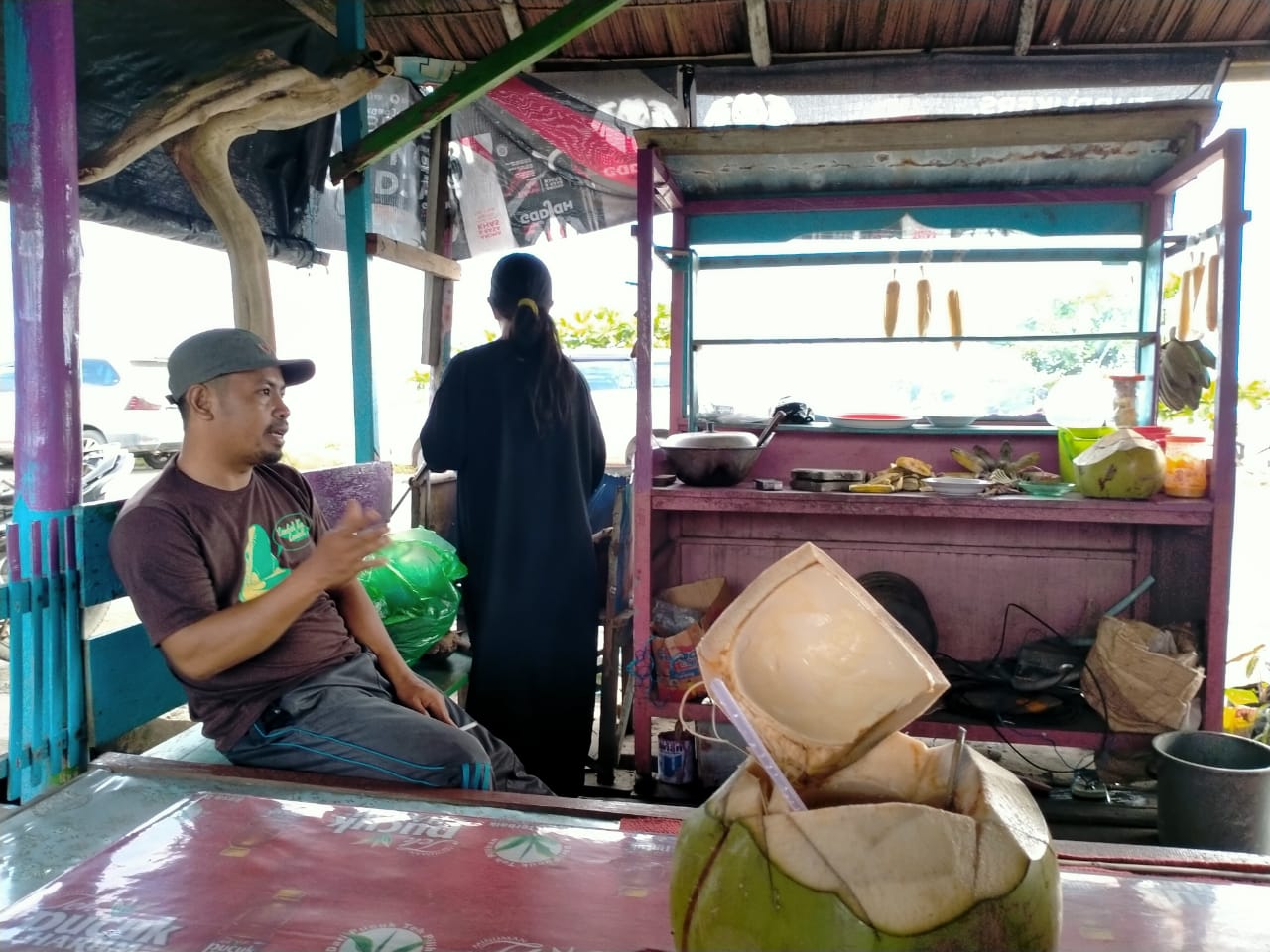 Pedagang Siring Pagatan Puji Kepedulian Zairullah