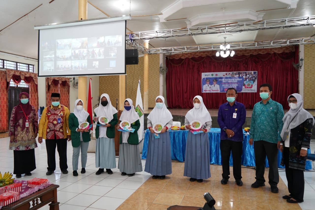 Dinkes Gelar Gerakan Pencanangan Pemberian Tablet Tambah Darah dan Kampanye Isi Piringku