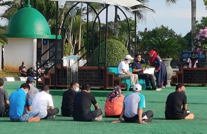 Berbicara Saat Senam Bersama, Zairullah Tegur Pejabat Eselon II