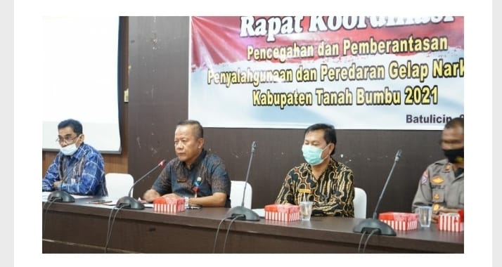 Pada Rakor Kesbangpol, Dibahas Pembentukan BNN Kabupaten Tanah Bumbu Dibahas