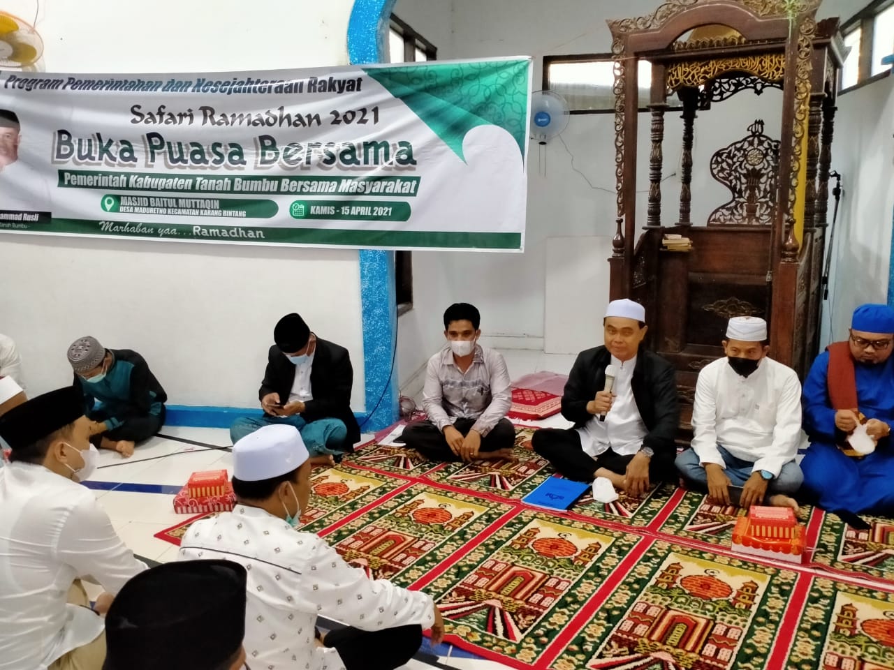 Safari Ramadhan, Zairullah dan Rombongan Sasar Masjid Baitul Muttaqin