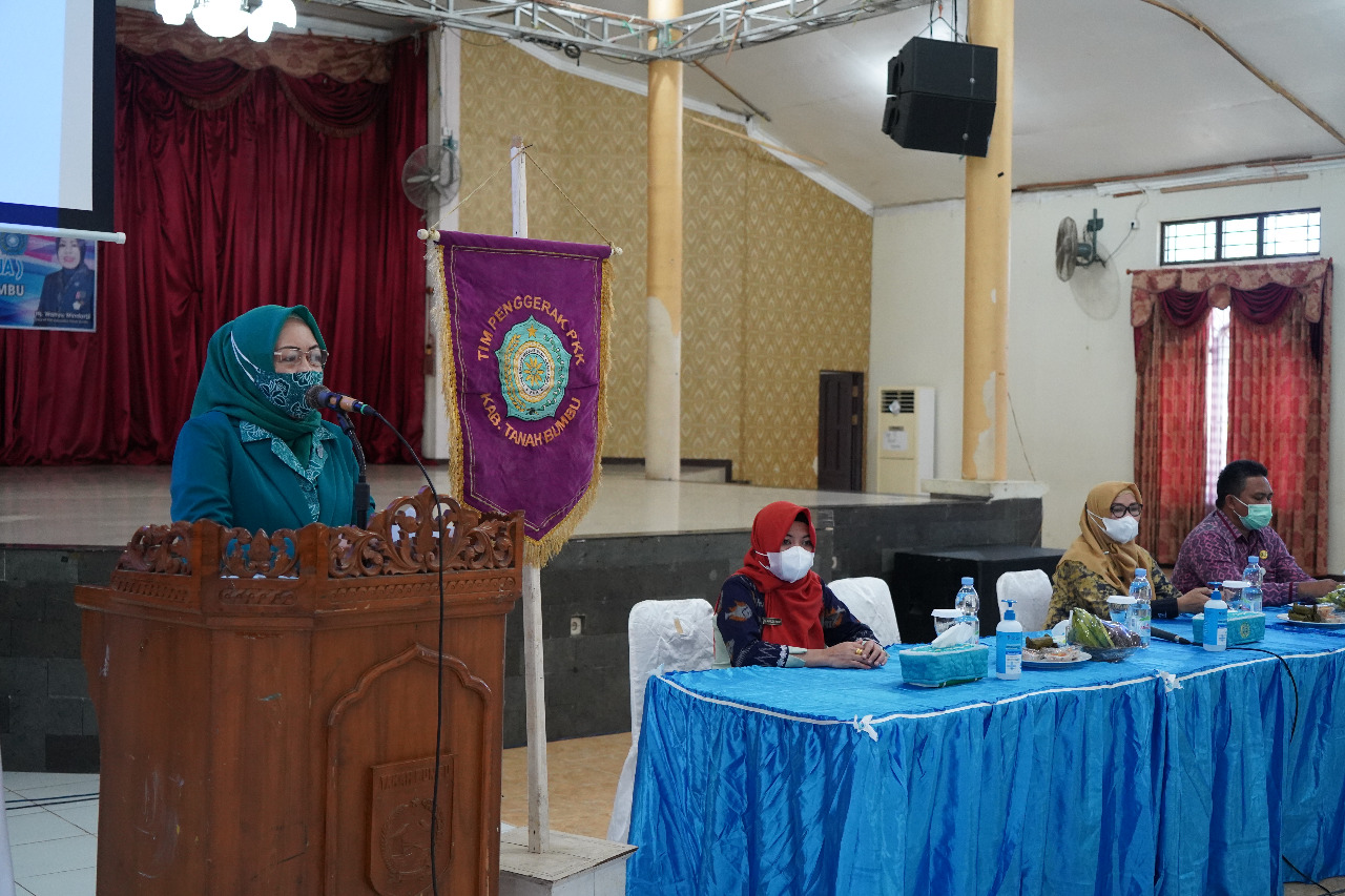 Sukseskan Program Kerja, PKK Tanbu Lakukan Rapat Konsultasi Dengan Seluruh Jajarannya