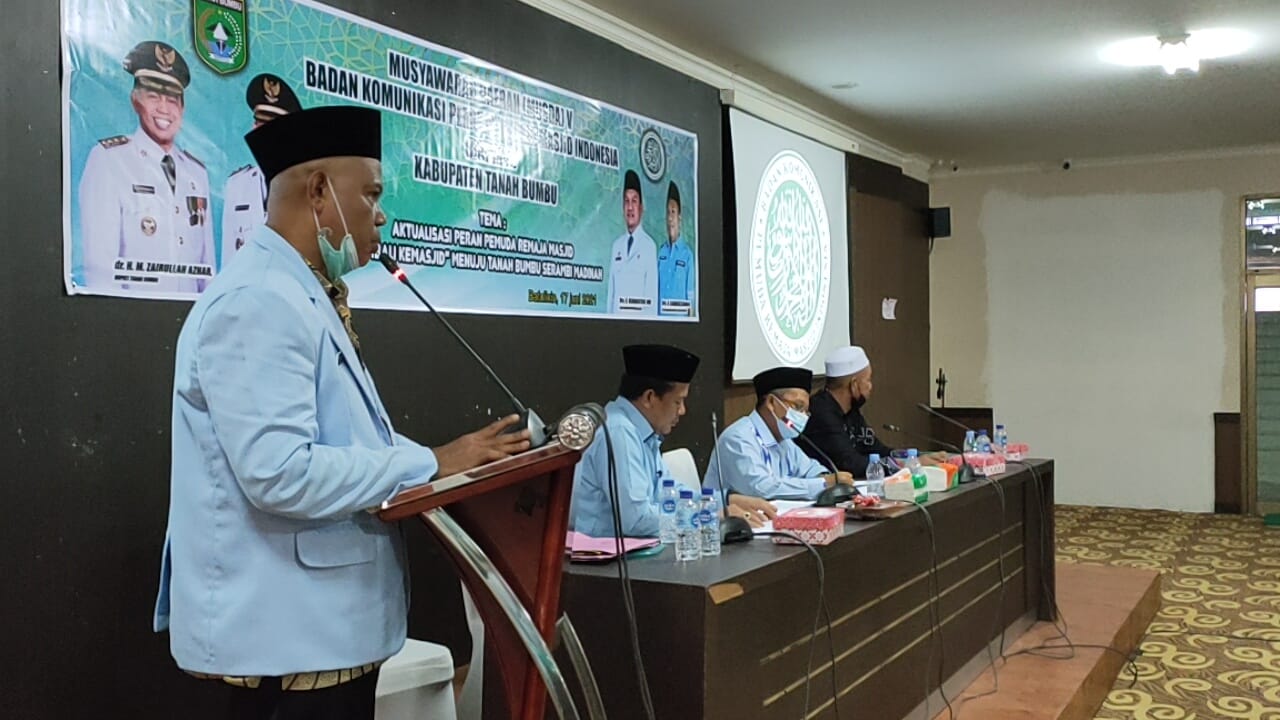 H.Rahman Terpilih Aklamasi Jadi Ketua BKPRMI Kabupaten Tanah Bumbu