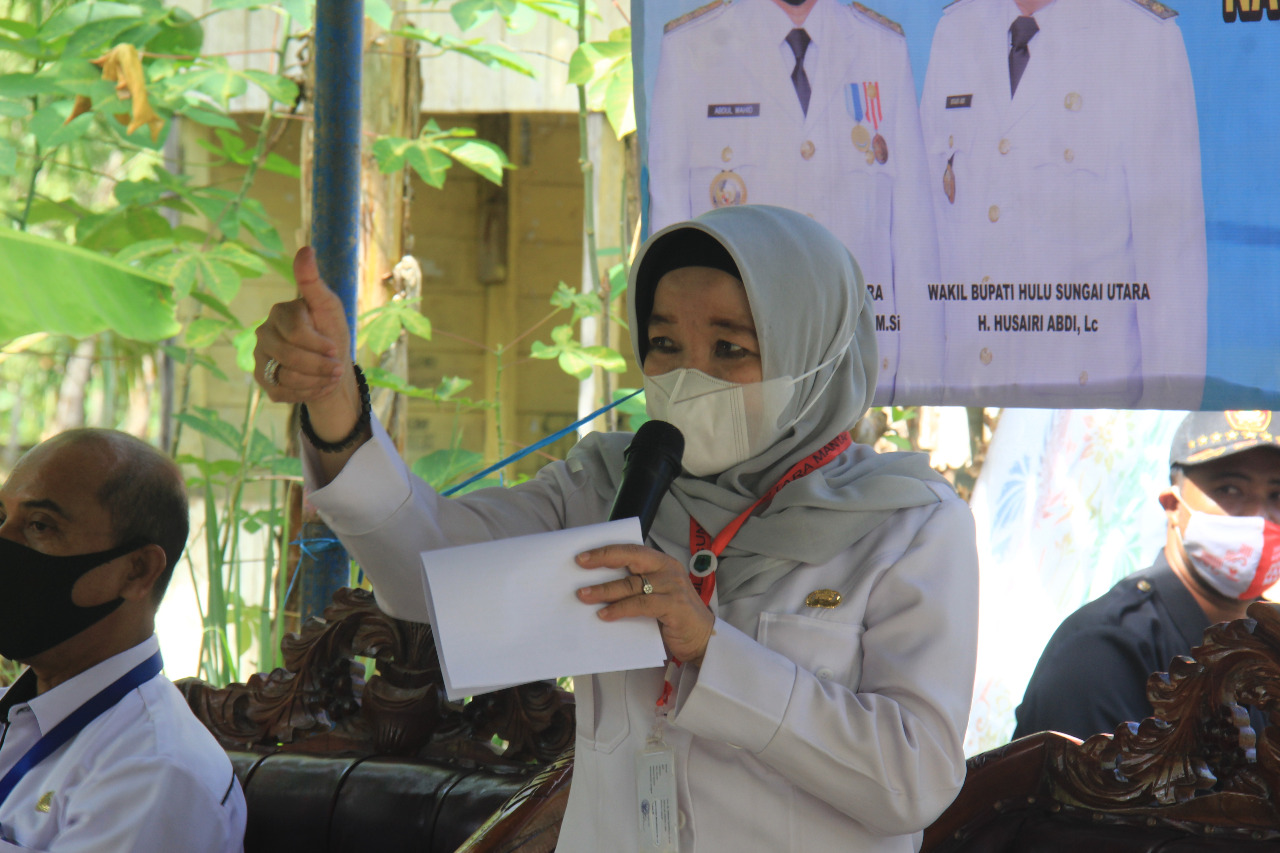 Anisah Wahid Apresiasi Kinerja dari Mitra Ikut Sukseskan Pelayanan KB di HSU