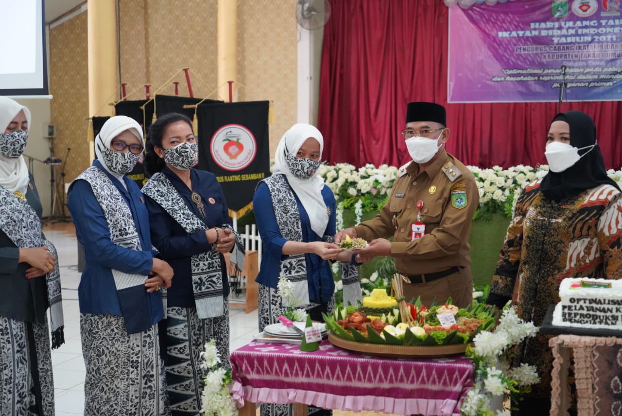 Wabup Muh Rusli Hadiri Puncak Peringatan HUT IBI Ke-70