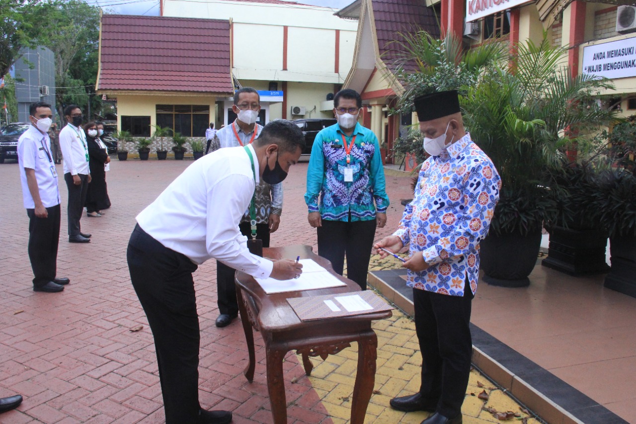 Bupati HSU Wahid Kembali Lantik Eselon III dan IV