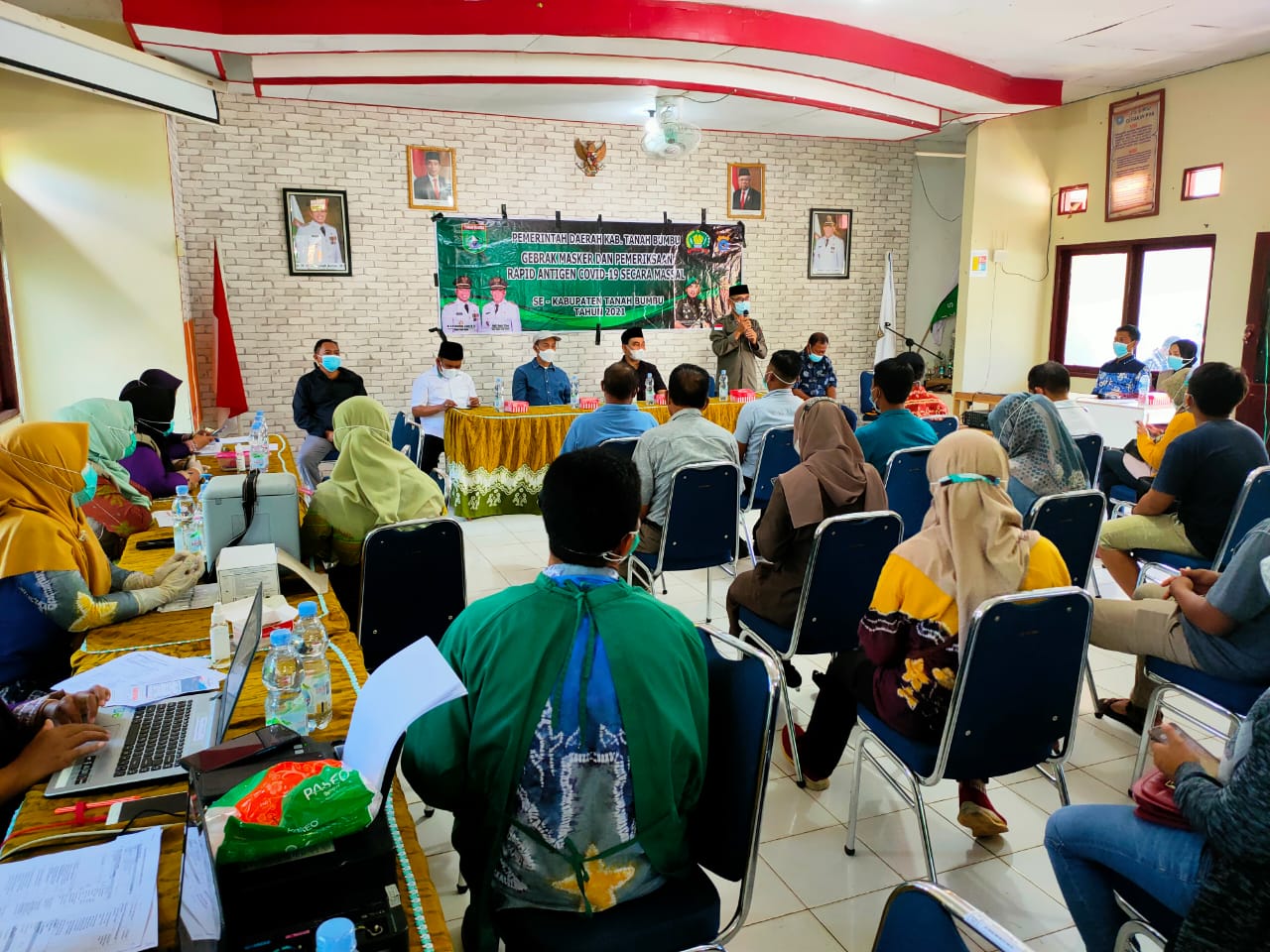 Zairullah Tinjau Pelaksanaan Vaksinasi Covid-19 di Empat Kecamatan.