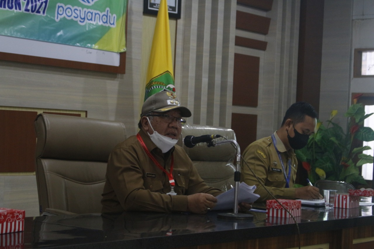 Wabup Pimpin Rakor Pokjanal Posyandu Tingkat Kabupaten HSU