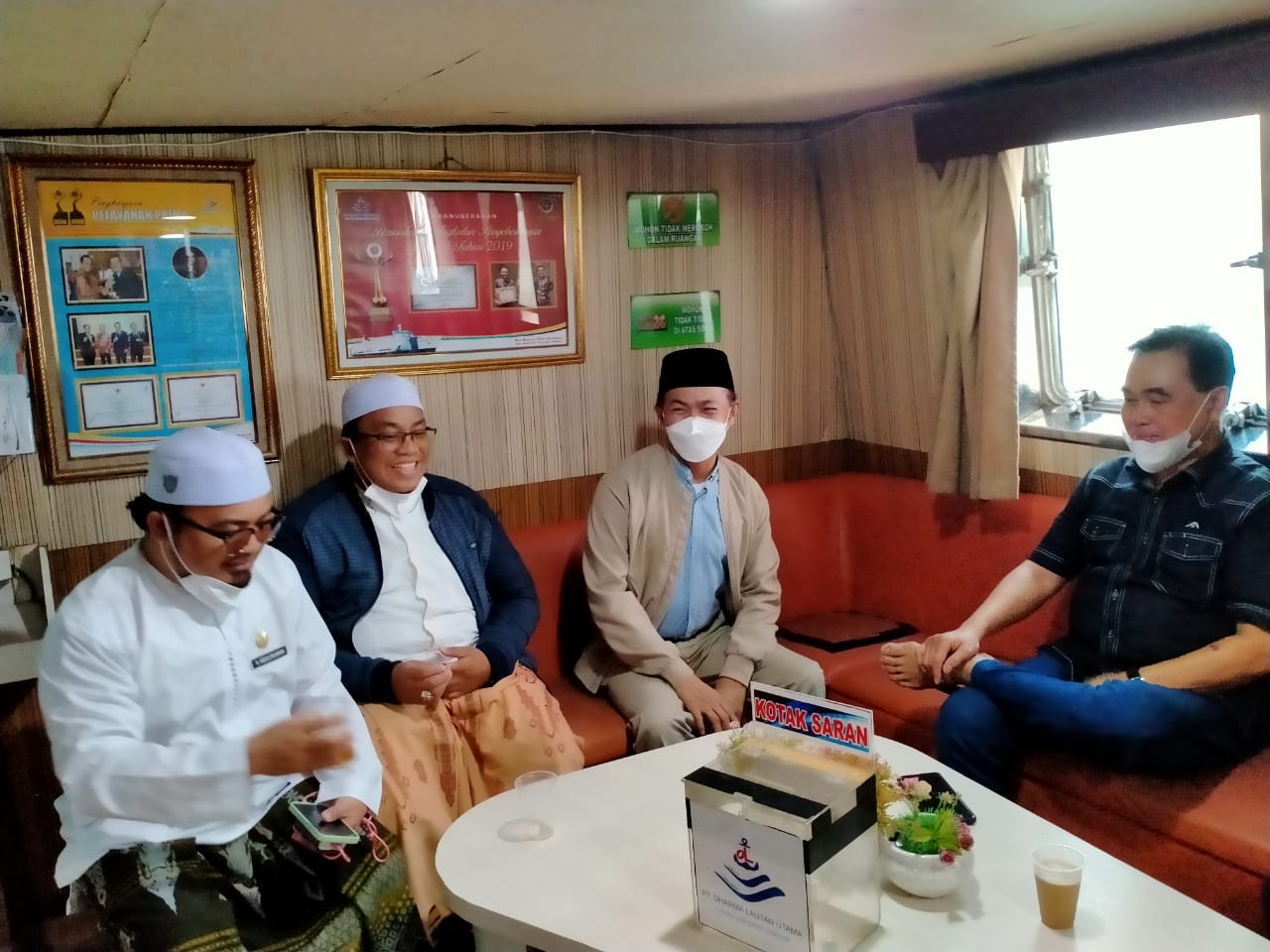 Ultah Sekda Ambo Sakka, Dirayakan Bupati dan Rombongan di KMP Trunojoyo