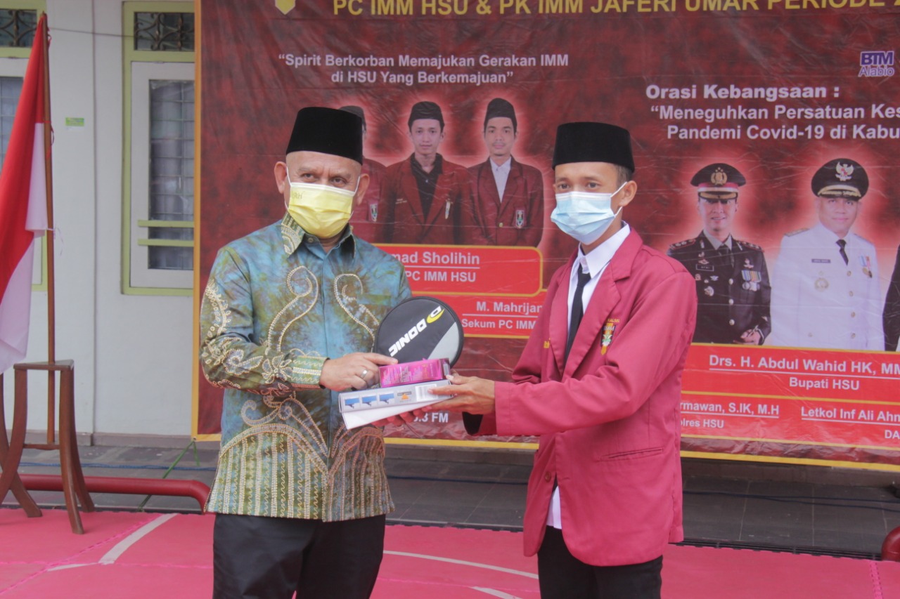 Wahid Harapkan PC IMM HSU Menjadi Pelopor Pencegahan Covid-19