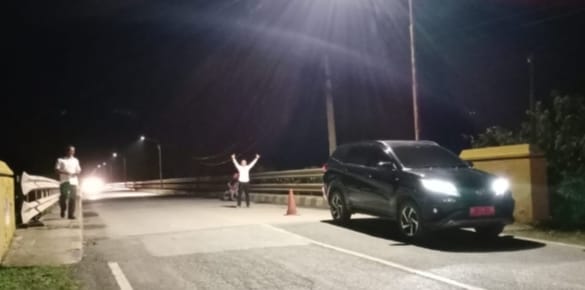Dinas Perkimtan Langsung Bergerak, Jembatan Sungai Lembu Diberi Lampu Penerangan