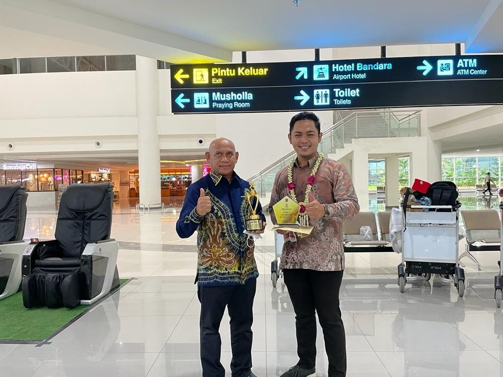 Bupati HSU dan Kepala Disporapar Sambut Juara 1 Pemuda Pelopor Asal Banua