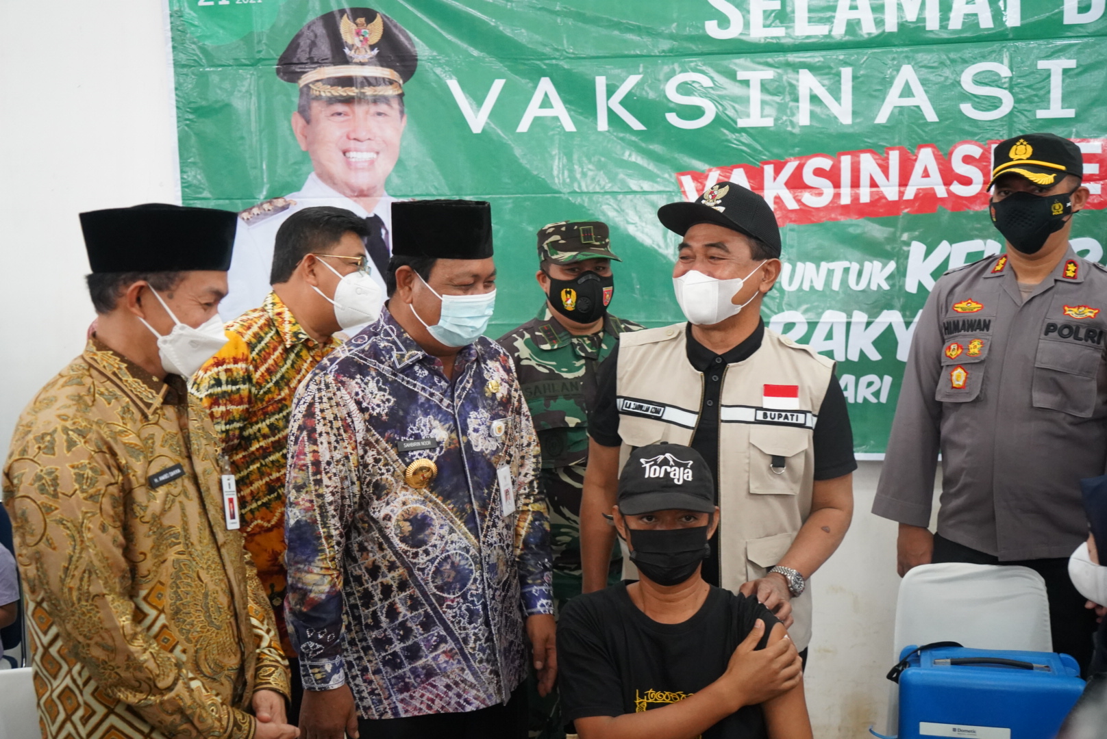 Zairullah Dampingi Gubernur Monitoring Vaksinasi Bergerak Covid-19 di Bumi Bersujud