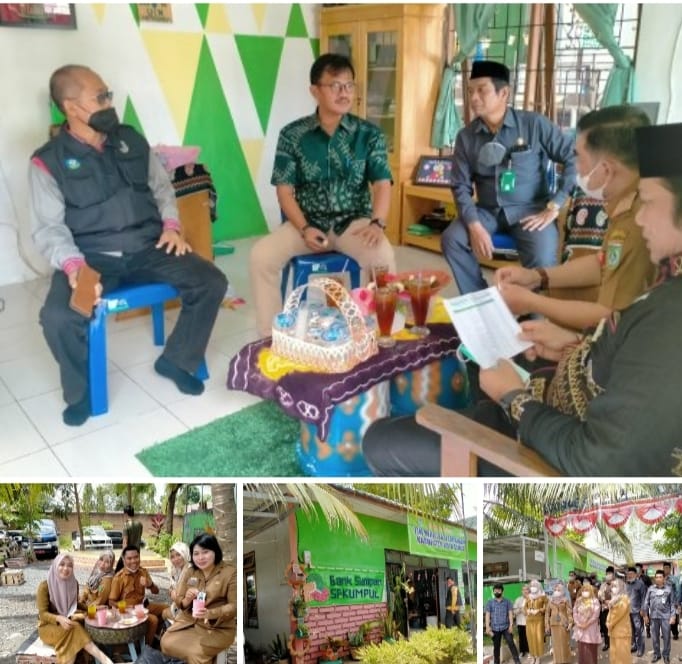 Forum KKS Tanah Bumbu Kunjungi Kampung Dongeng dan Bank Sampah Sakumpul