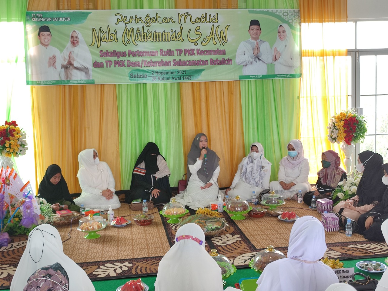 Ketua TP Kecamatan Batulicin Laksanakan Peringatan Maulid Nabi dan Bakti Sosial