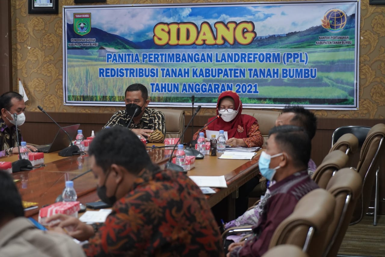 Tanah Bumbu Gelar Sidang PPL Redistribusi Tanah Tahun 2021