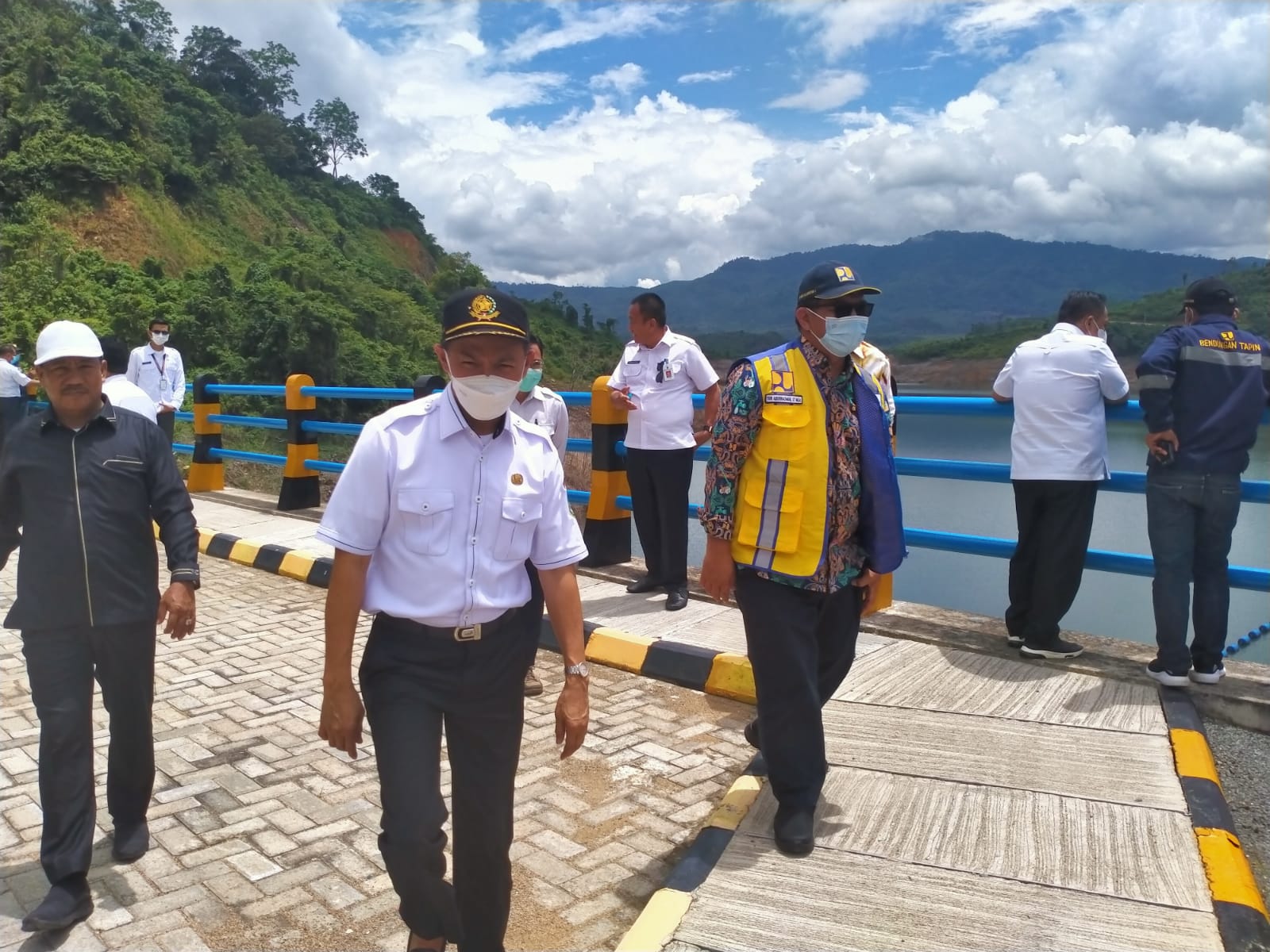 Setelah Tinjau Bendungan Tapin, Bupati dan Sekda Tanah Bumbu akan Ekpose di Kementerian PUPR