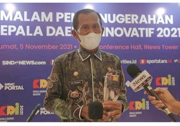 Sukamta The Best, Raih Penghargaan Kepala Daerah Inovatif 2021