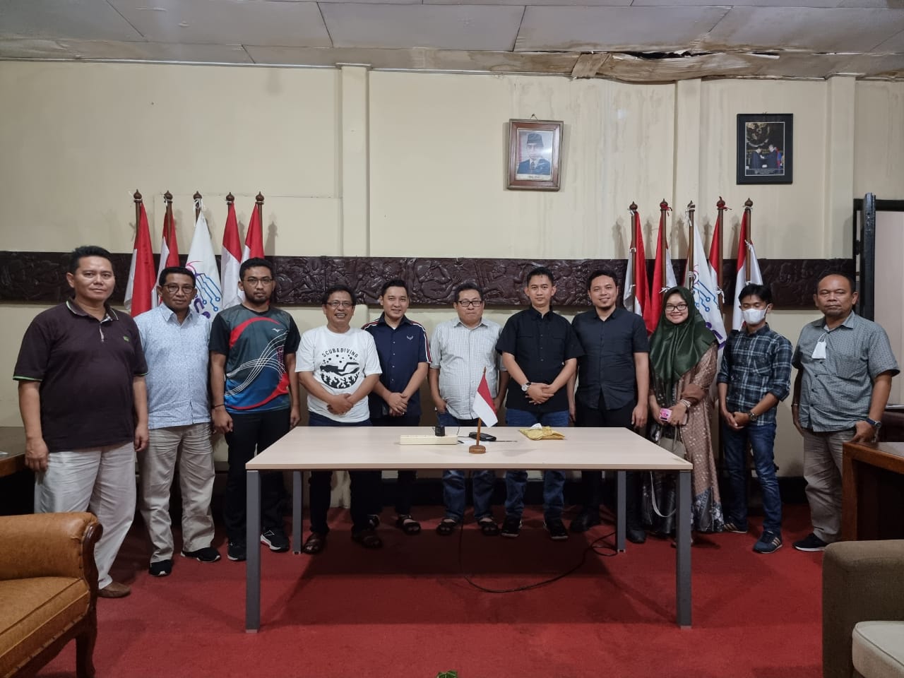 Presiden Pemuda Asia Afrika Temui Ketua Umum SMSI