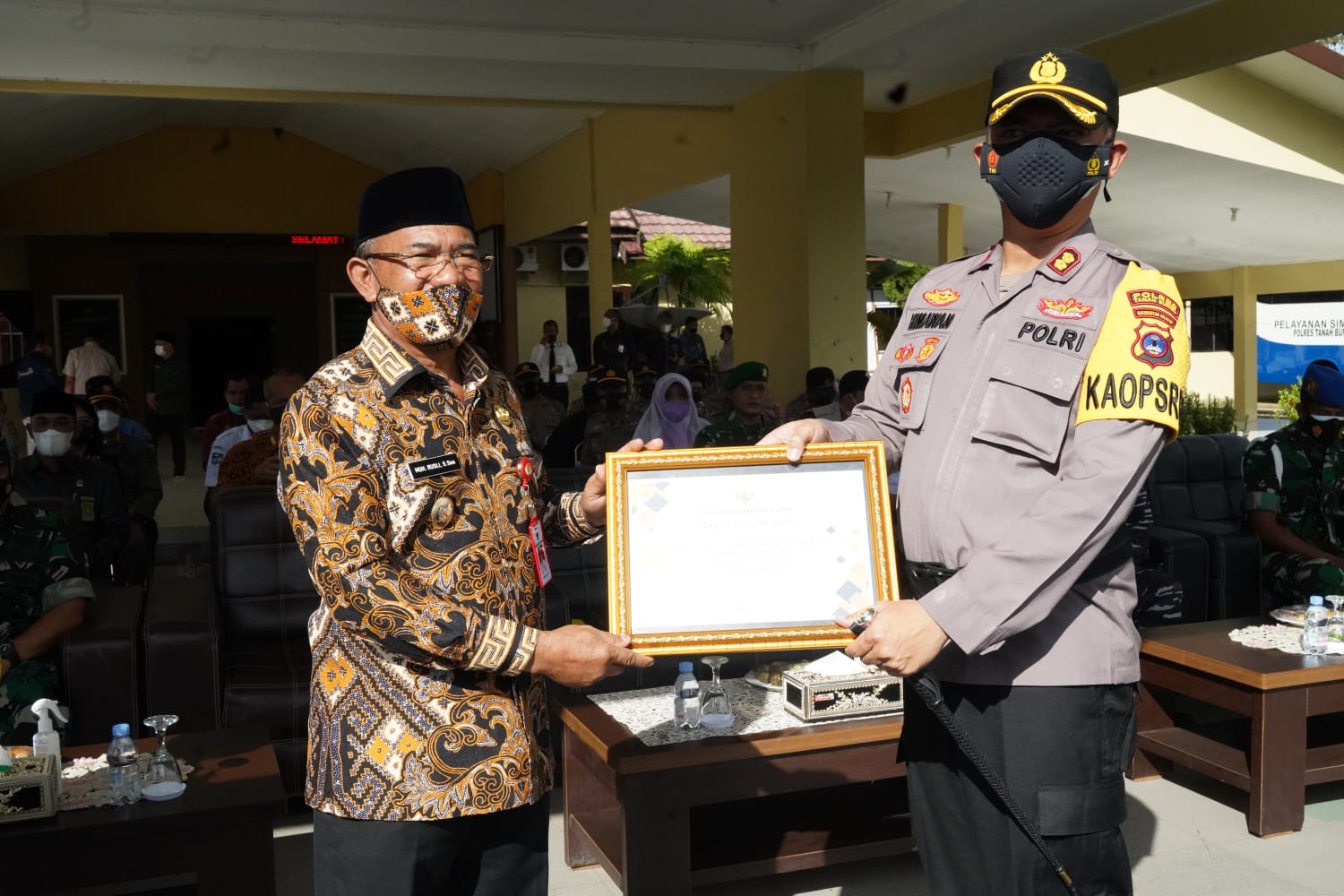 Wabup Rusli Pimpin Apel Operasi Gelar Pasukan Lilin Intan 2021