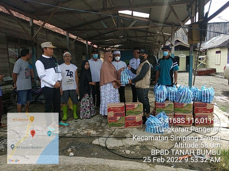 Korban Puting Beliau Terima Bantuan Sembako