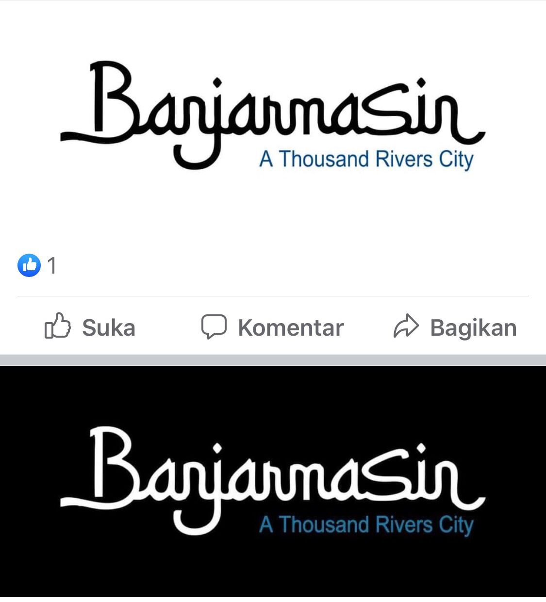 Logo Baru ‘Banjarmasin’ Mulai Dibranding, Huruf Menyatu ini Filosofinya