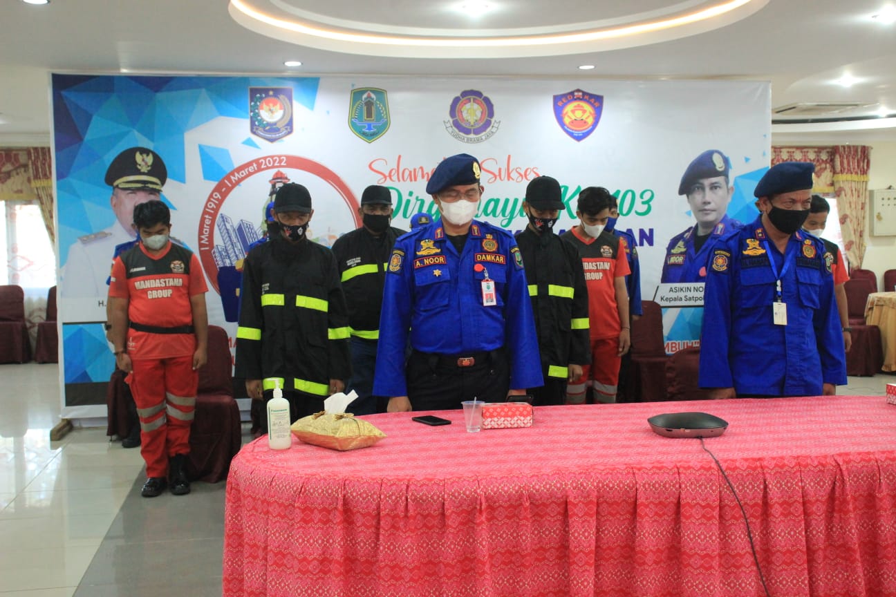 HUT ke 103 Pemadam Kebakaran Dilaksanakan Secara Virtual