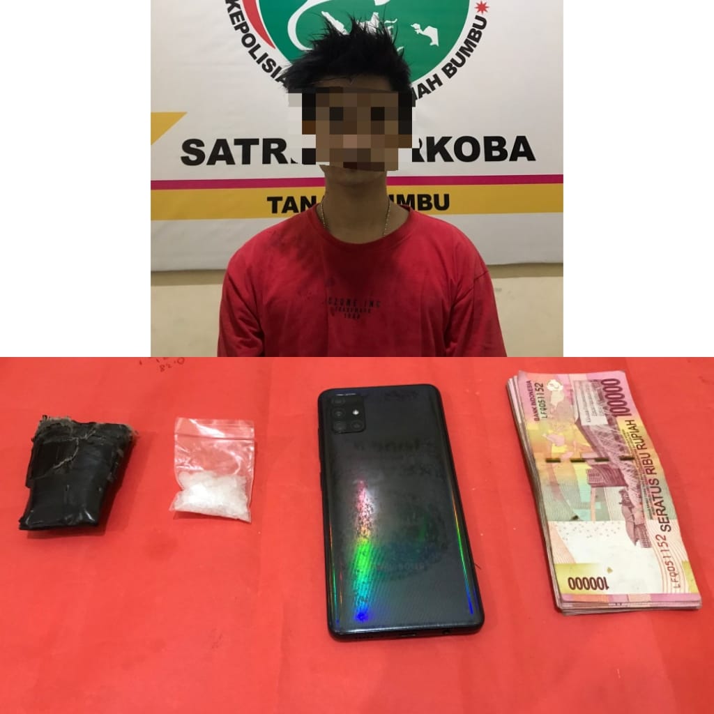Polres Tanah Bumbu Amankan Pelaku Diduga Penjual Narkoba