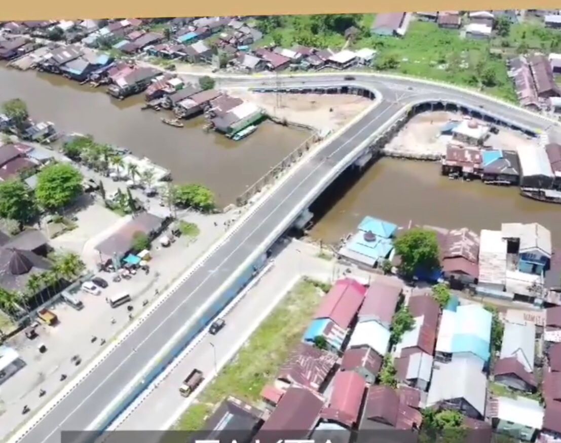 Kental Aristokratnya, Ini Nama Jembatan HKSN Banjarmasin Utara yang Diresmikan Walikota