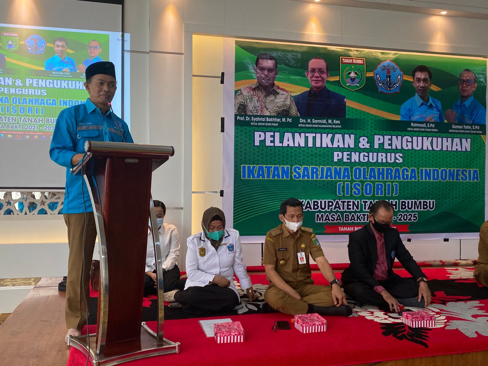 Sekda Tanah Bumbu Ambo Sakka Hadiri Pelantikan ISORI