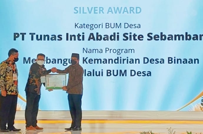 PT TIA Raih Penghargaan CSR & PDB Awards 2022, Komitmen Berkelanjutan Bangun Kemandirian Desa Binaan