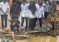 Said Ismal Pimpin Peletakan Batu Pertama Pembangunan Kantor Gunung Kanuar
