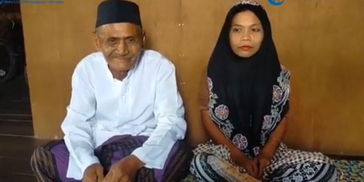Penuh Iba, Kisah Dibalik Pernikahan Viral Kakek Ramli di Amuntai dengan Gadis Muda