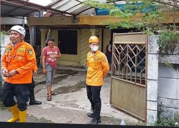 Mendebarkan, Lantai Ruang Utama Rumah di Cempaka V Banjarmasin Ini Tiba Tiba Amblas