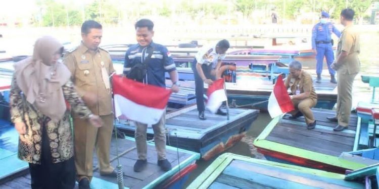 Kelotok Wisata Banjarmasin Akan ‘Dimerahputihkan’ Dukung Gerakan Sejuta Bendera