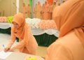 Hasnah Mashude kukuhkan Ketua dan Pengurus DWP SKPD se-Tanbu