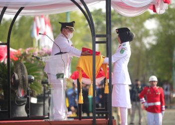 Bupati Zairullah Jadi Inspektur Upacara HUT Ke-77 RI