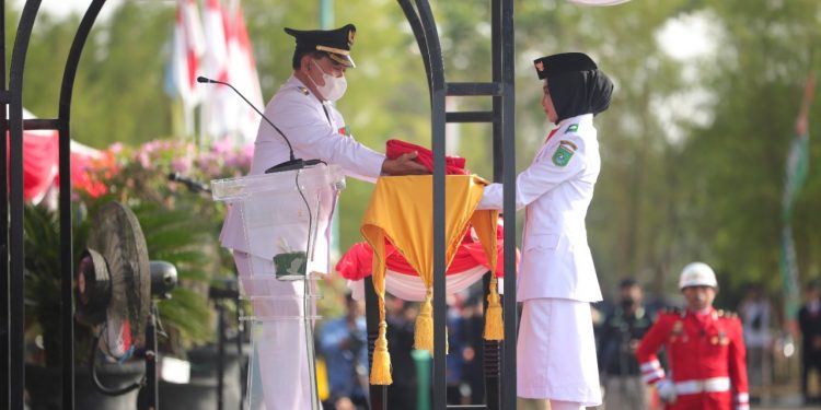 Bupati Zairullah Jadi Inspektur Upacara HUT Ke-77 RI