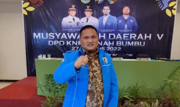 Andi Rustianto Nakhodai KNPI Tanah Bumbu Periode 2022 – 2025
