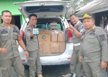 Satpol PP Gerebek Tempat Usaha Diduga Menjual Minuman Beralkohol di Karang Bintang